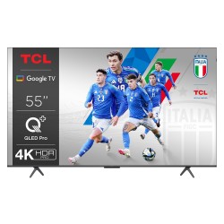 TCL C65 Serie C6 Smart TV QLED 4K 55" 55C655, audio Onkyo con subwoofer, Dolby Vision - Atmos, Google TV