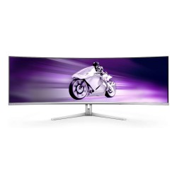 Philips Evnia 8000 49M2C8900 00 Monitor PC 124,2 cm (48.9") 5120 x 1440 Pixel Dual QHD QD-OLED Bianco