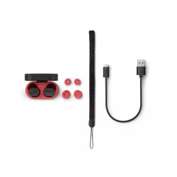 Philips TAA5508BK 00 cuffia e auricolare True Wireless Stereo (TWS) In-ear Musica e Chiamate Bluetooth Nero, Rosso