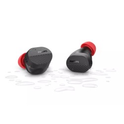 Philips TAA5508BK 00 cuffia e auricolare True Wireless Stereo (TWS) In-ear Musica e Chiamate Bluetooth Nero, Rosso