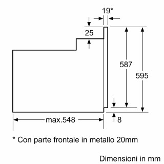 Bosch Serie 2 HBF011BA0 Forno da incasso 60 x 60 cm Nero Classe A