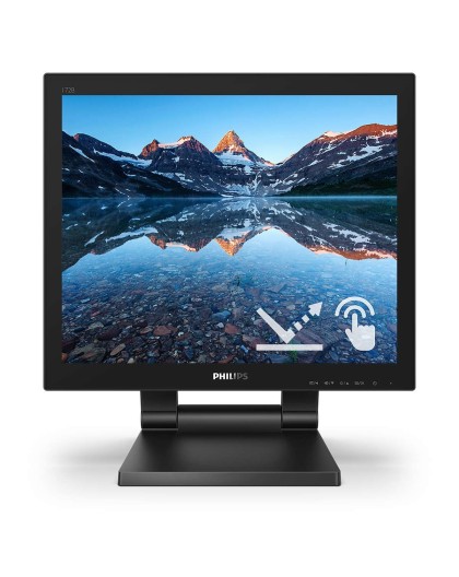 Philips 172B9TL 00 Monitor PC 43,2 cm (17") 1280 x 1024 Pixel Full HD LCD Touch screen Nero