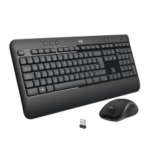 Logitech MK540 Advanced Combo Tastiera e Mouse Wireless per Windows, Ricevitore USB Unifying 2,4 GHz, Tasti di Scelta Rapida