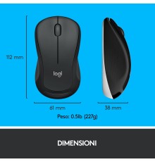 Logitech MK540 Advanced Combo Tastiera e Mouse Wireless per Windows, Ricevitore USB Unifying 2,4 GHz, Tasti di Scelta Rapida