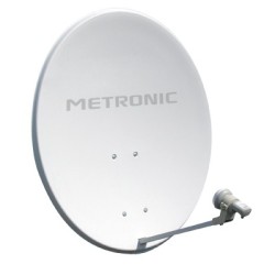 Metronic 498250 antenna per satellite 10,7 - 12,75 GHz Bianco