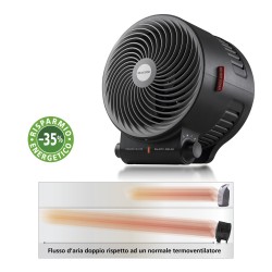 Macom Enjoy & Relax Tornado Interno Nero 2000 W Riscaldatore ambiente elettrico con ventilatore