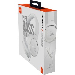 JBL Tune 500 Cuffie Cablato A Padiglione MUSICA Bianco