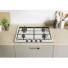 Candy Timeless CEL6PBRX Acciaio inox Da incasso 59 cm Gas 4 Fornello(i)