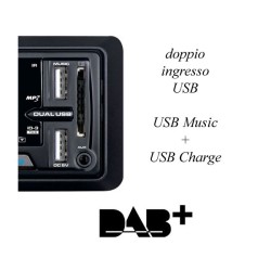 New Majestic DAB-442 BT Ricevitore multimediale per auto Nero 180 W Bluetooth