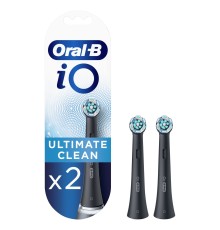 Oral-B iO Ultimate Clean iO Testine Di Ricambio Ultimate Clean Nere. 2 Pezzi