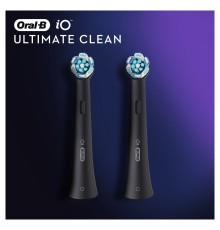 Oral-B iO Ultimate Clean iO Testine Di Ricambio Ultimate Clean Nere. 2 Pezzi