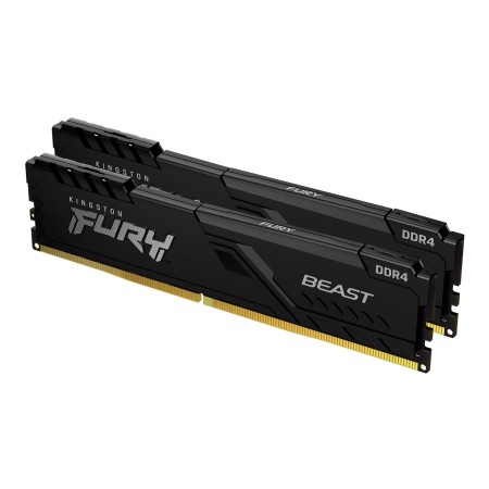 Kingston Technology FURY Beast 8GB 3200MT s DDR4 CL16 DIMM (Kit da 2) Black