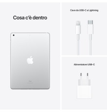 Apple iPad , 10.2" LED, 2160 x 1620, A13 Bionic, 64GB, 802.11ac Wi-Fi 5, Bluetooth 4.2, Touch ID, 8MP + 12MP, iPadOS