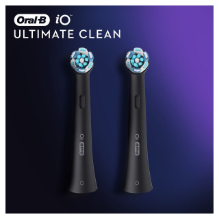 Oral-B iO Ultimate Clean iO Testine Di Ricambio Ultimate Clean Nere. 2 Pezzi