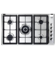 De’Longhi IL 59 PRO ND piano cottura Acciaio inox Da incasso 86 cm Gas 5 Fornello(i)