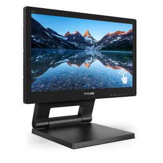 Philips 162B9T 00 Monitor PC 39,6 cm (15.6") 1366 x 768 Pixel HD LCD Touch screen Nero