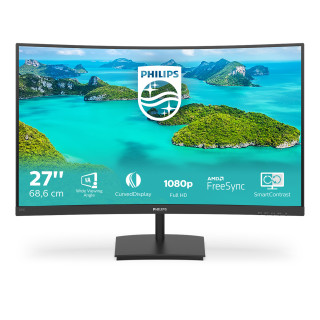 Philips E Line 271E1SCA 00 LED display 68,6 cm (27") 1920 x 1080 Pixel Full HD LCD Nero