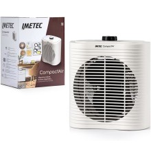 Imetec Compact Air, Termoventilatore piccolo e potente, Stufetta Elettrica, 2000 W, maniglia integrata, temperatura regolabile,